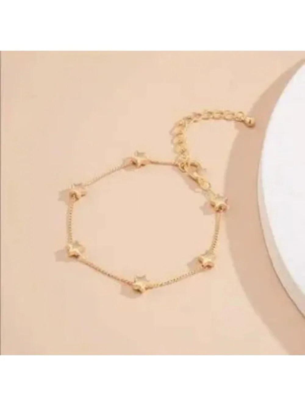 Gold Star Charm Bracelet